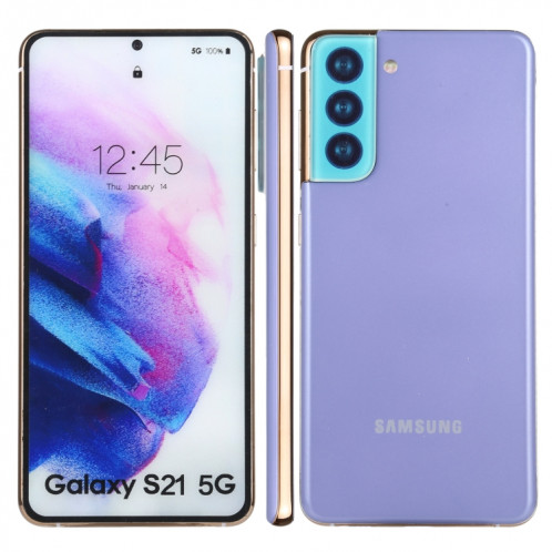 Écran couleur faux modèle d'affichage factice non fonctionnel pour Samsung Galaxy S21 5G (violet) SH709P721-36