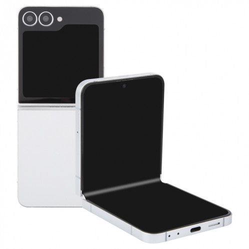 Pour Samsung Galaxy Z Flip6 Écran noir Faux modèle d'affichage factice non fonctionnel (blanc) SH717W1987-37