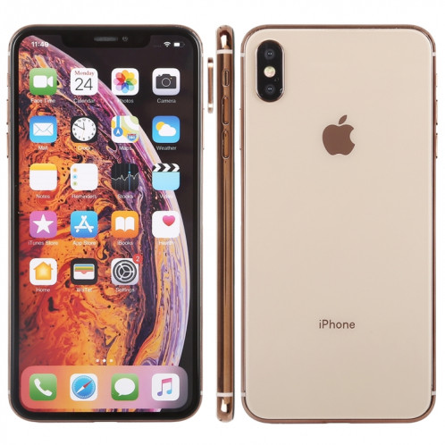 Modèle d'affichage factice factice d'écran non-couleur pour iPhone XS Max (or) SH722J687-36