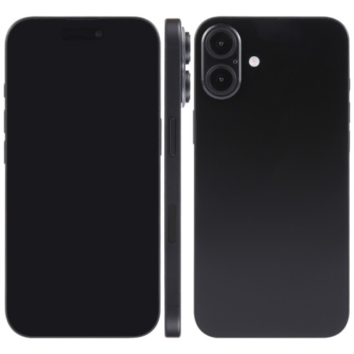 Pour iPhone 16, écran noir, faux modèle d'affichage factice non fonctionnel (noir) SH910B1880-37