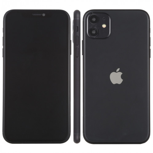 Modèle d'écran factice avec faux écran noir pour iPhone XIR (6.1 pouces) (Noir) SH843B1598-37