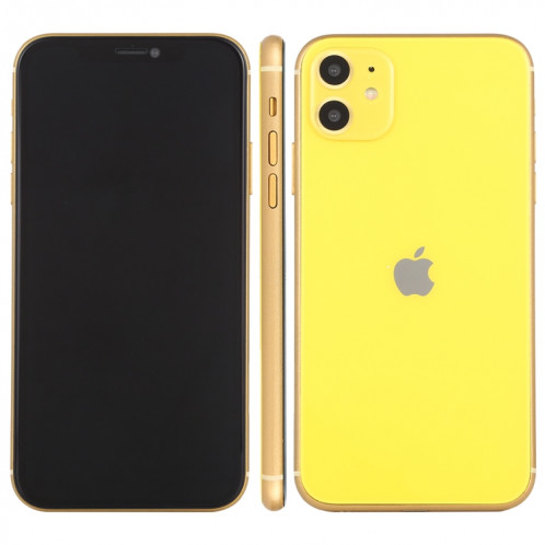 Modèle d'affichage factice factice non fonctionnel pour écran noir pour iPhone 11 (jaune) SH843Y1001-37