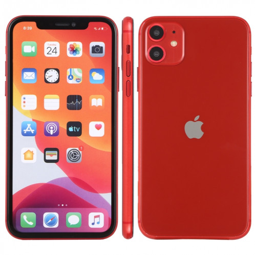 Modèle d'affichage factice factice d'écran non-couleur pour iPhone 11 (rouge) SH852R243-37