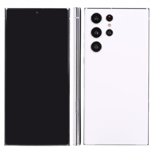 Pour Samsung Galaxy S22 Ultra 5G écran noir faux modèle d'affichage factice non fonctionnel (blanc) SH858W1177-36