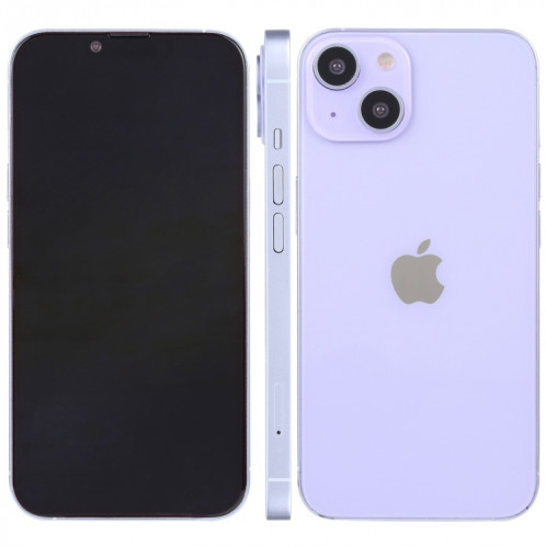 Pour iPhone 14 Plus écran noir faux modèle d'affichage factice non fonctionnel (violet) SH867P600-37