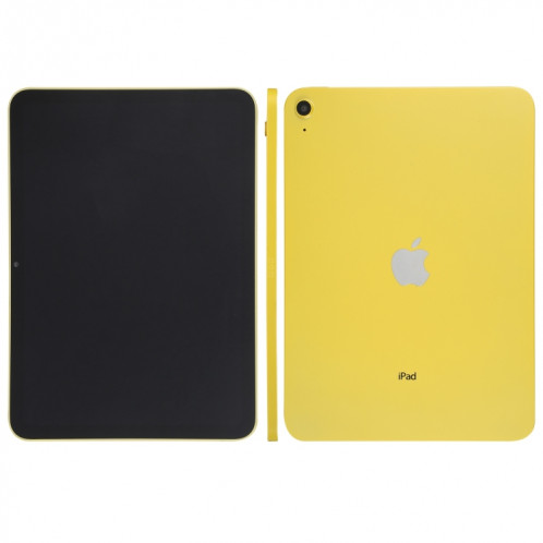 Pour iPad 10e génération 10.9 2022 Écran noir Faux modèle d'affichage factice non fonctionnel (jaune) SH871Y1683-37