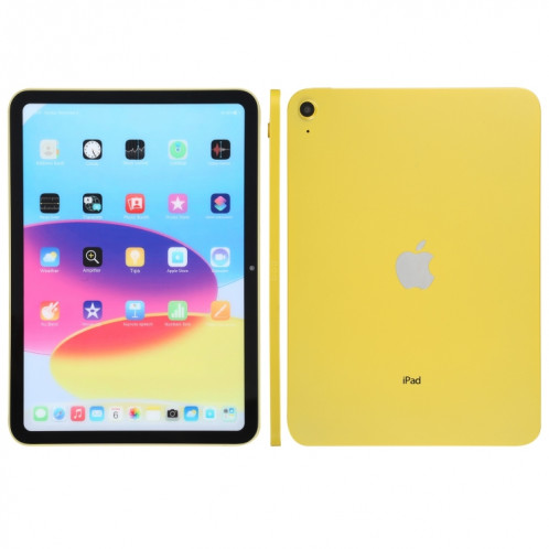 Pour iPad 10e génération 10.9 2022 écran couleur faux modèle d'affichage factice non fonctionnel (jaune) SH873Y1492-37