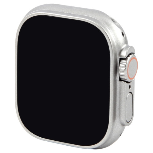 Pour Apple Watch Ultra 2 49 mm, écran noir, modèle d'affichage factice non fonctionnel, pour photographier le bracelet de montre, sans bracelet de montre (argent) SH816S769-38