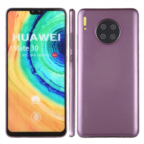 Écran couleur faux modèle d'affichage factice non fonctionnel pour Huawei Mate 30 (violet) SH223P556-36
