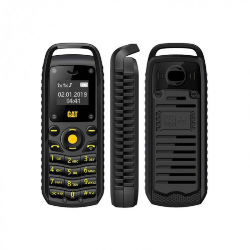 Mini B25 Headphone Mobile Téléphone, Tableau de dialogue Bluetooth mains libres, musique MP3, Dual Sim, Réseau: 2G (Noir) SH621B531-37