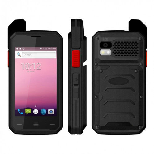 Uniwa T101 Talkie Talkie Talkie Talkie Talkie, 2GB + 16 Go, IP67 imperméable anti-poussière anti-poussière, batterie 4600mAh, 4,0 pouces Android 7,0 mtk6753 octa noyau jusqu'à 1,3 GHz, réseau: 4G, NFC, POC, SOS SU149B1389-35