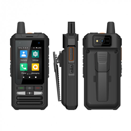Téléphone robuste pour talkie-walkie UNIWA F80S, 1 Go + 8 Go, Étanche à la poussière et aux chocs, batterie 5300 mAh, 2,4 pouces Android 10 Spreadtrum SL8541E Quad Core jusqu'à 1,4 GHz, réseau : 4G, double SIM, SU389B1327-310