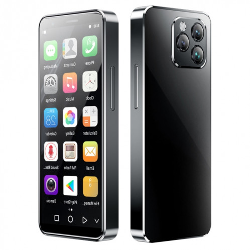 SOYES XS16 Pro, 4 Go + 128 Go, 4,0 pouces Android 9.0 MTK6762 Octa Core jusqu'à 2,0 GHz, OTG, Réseau : 4G, Double SIM (Noir) SS598B461-311