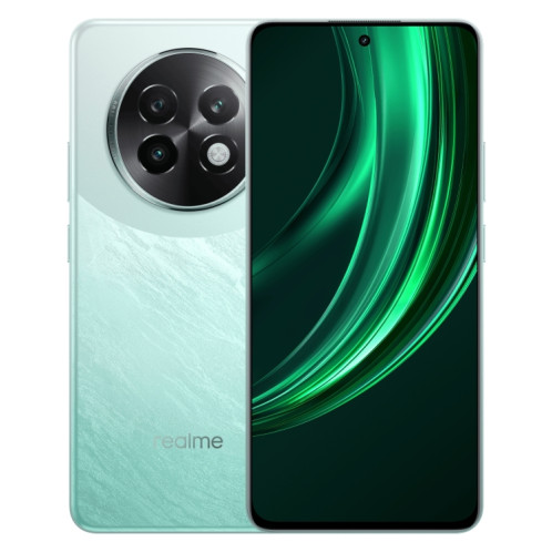 Realme 13 Pro, 12 Go + 256 Go, identification par empreinte digitale sur l'écran, 6,67 pouces Realme UI 5.0 Dimensity 7300 Octa Core, NFC, réseau : 5G (vert) SR672G266-314