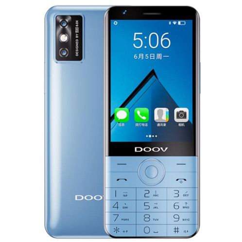 Téléphone à clavier DOOV R17 Pro / Z17, 4 Go + 64 Go, écran 3,5 pouces, Android 12, Mediatek MT6761 Quad Core, réseau 4G, compatible Google Store (bleu) SD930L850-310
