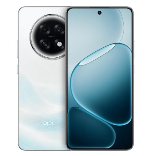 Oppo A6 GT, 8 Go + 256 Go, écran 6,8 pouces, lecteur d'empreintes digitales, ColorOS 15.0, Android 15, Qualcomm Snapdragon 7 Gen 3 Octa Core, NFC, réseau 5G (blanc) SO954W492-320