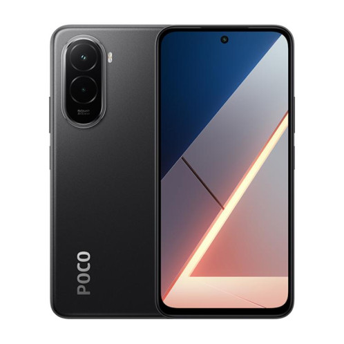  Xiaomi POCO M7 Global, 6 Go + 128 Go, lecteur d'empreintes digitales latéral, écran 6,9 pouces, Xiaomi HyperOS 2, Snapdragon 685 4G Octa Core, NFC, réseau 4G (noir) SX018B174-319