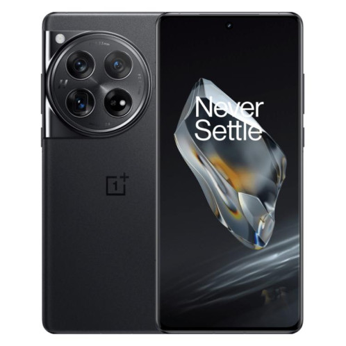  OnePlus 12 5G Global, 12 Go + 256 Go, lecteur d'empreintes digitales intégré, écran 6,82 pouces, ColorOS 14.0, Android 14, Qualcomm Snapdragon 8 Gen 3 Octa Core, NFC, réseau 5G (noir) SO433B1932-315