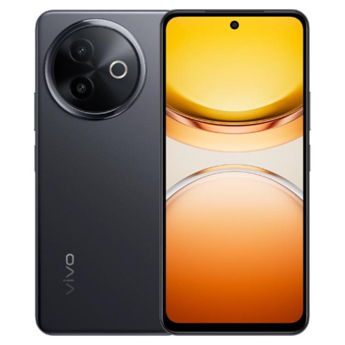 Vivo Y300i, 8 Go + 256 Go, reconnaissance faciale / empreinte digitale latérale, écran 6,68 pouces, Android 15, OriginOS 5, Snapdragon 4 Gen 2 Octa Core, OTG, NFC, réseau 5G (noir) SV537B295-310