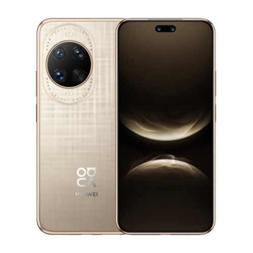 Huawei Nova 14 Ultra, 12 Go + 1 To, reconnaissance d'empreintes digitales latérale, écran 6,81 pouces, HarmonyOS 5.0, NFC, OTG, non compatible avec Google Play (Or) SH910J1774-322