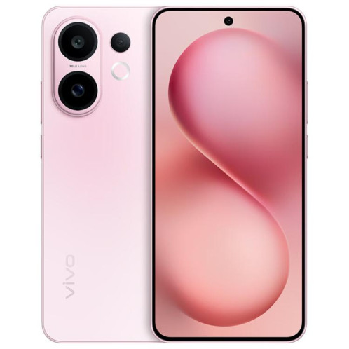 Vivo S30, 12 Go + 256 Go, écran 6,67 pouces, lecteur d'empreintes digitales, Android 15, Snapdragon 7 Gen 4 Octa Core, OTG, NFC, réseau 5G, compatible Google Play (rose) SV420F1454-328