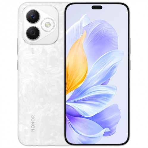 Honor X60i, 12 Go + 256 Go, écran empreinte digitale, 6,7 pouces MagicOS 8.0 Dimensity 6080 Octa Core, réseau : 5G, OTG (blanc) SH604W1033-39