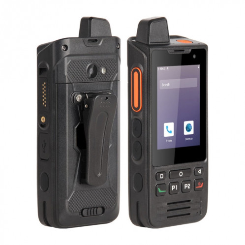 Téléphone robuste UNIWA F60 Talkie Walkie, 1 Go + 8 Go, IP68 étanche à la poussière, antichoc, batterie 5300mAh, 2,8 pouces Android 9.0 MTK6739 Quad Core jusqu'à 1,3 GHz, réseau: 4G, SOS, OTG, NFC (noir) SU751B1238-39