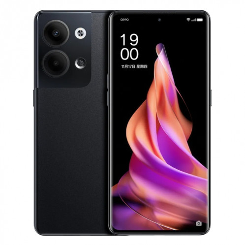 OPPO Reno9 5G, 12 Go + 512 Go, appareil photo 64MP, version chinoise, Caméras arrière doubles, 6,7 pouces ColorOS 13 / Android 13 Qualcomm Snapdragon 778G 5G Octa Core jusqu'à 2,4 Ghz, réseau : 5G, prise en charge de SO455B454-311