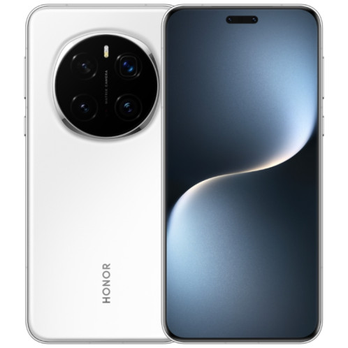 Honor Magic7 Pro, 16 Go + 1 To, écran avec lecteur d'empreintes digitales, 6,8 pouces MagicOS 9.0 / Android 15 Snapdragon 8 Elite 3 nm Octa Core, réseau : 5G, NFC, OTG, prise en charge de Google Play (blanc) SH985W1760-317