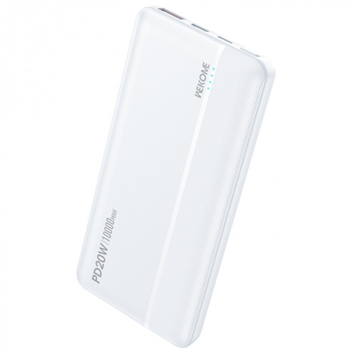 WEKOME WP-03 Tidal Energy Series 10000mAh 20W Banque d'alimentation à charge rapide (Blanc) SW013W28-39