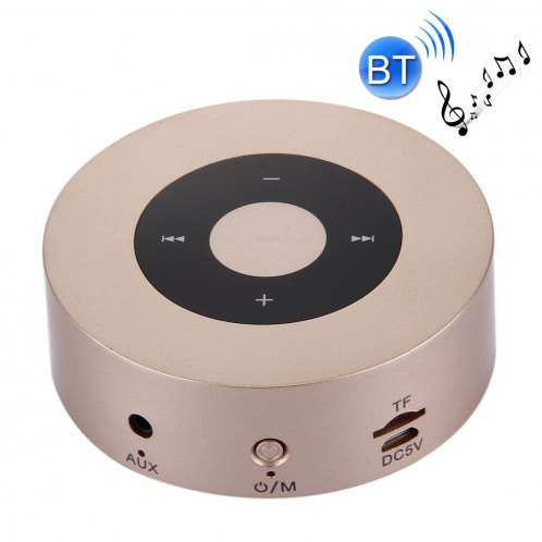 Haut-parleur stéréo portable Bluetooth A8, avec microphone intégré, prise en charge des appels mains libres et carte TF & AUX IN, Bluetooth Distance: 10 m (or) SH729J1466-312