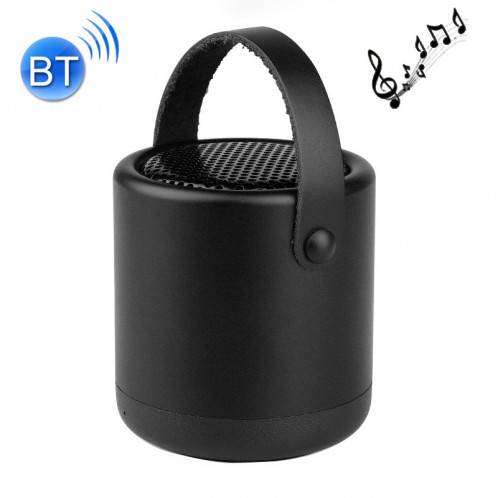 A056 Portable En Métal En Plein Air Bluetooth V4.1 Enceinte Avec Micro, Support Mains Libres Et AUX Line In (Noir) SH247B1963-310