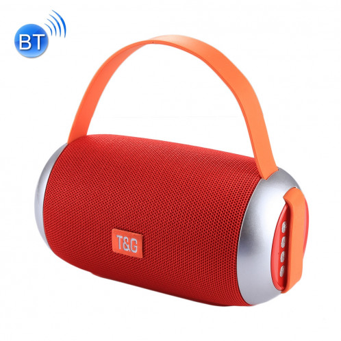 Haut-parleur portable Bluetooth TG112, avec fonction radio micro et FM, prise en charge de la carte mains libres et carte TF et lecture de disque U (rouge) SH118R1963-37