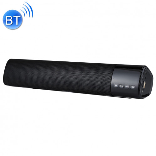 B28S Nouveau Haut-parleur stéréo Bluetooth V3.0 + EDR avec écran LCD, microphone intégré, prise en charge des appels mains libres et carte TF & AUX IN, distance Bluetooth: 10 m (noir) SH158B1798-37