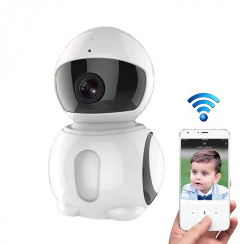 Anpwoo AP006 2.0MP 1080P 1 / 2,7 pouces HD WiFi IP Camera, Détection de mouvement / Vision nocturne (Blanc) SA099W1659-310