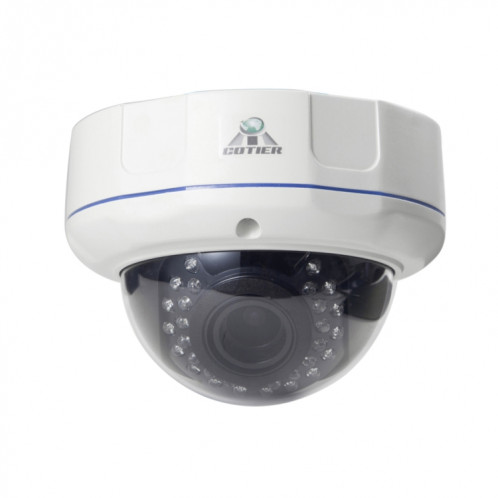COTIER TV-537H5 / IP AF POE H.264 ++ 5MP caméra dôme IP mise au point automatique 4x Zoom 2.8-12MM caméras de surveillance à objectif (blanc) SC130W1830-311
