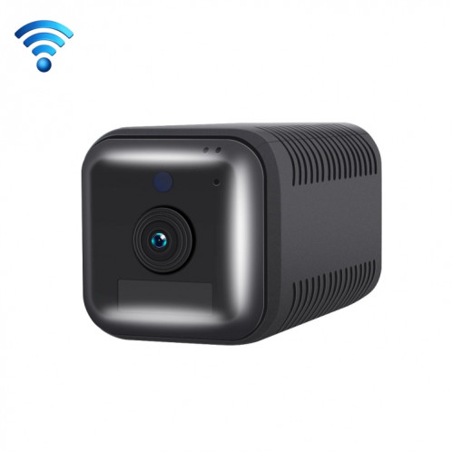 Caméra IP WiFi avec batterie rechargeable Full HD ESCAM G18 1080P, prise en charge de la vision nocturne / détection de mouvement PIR / carte TF / audio bidirectionnel (noir) SE179B1259-315