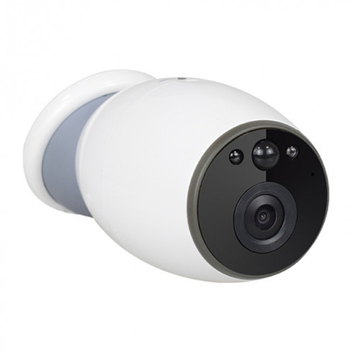Caméra de surveillance intelligente WiFi GH3 avec support magnétique, prise en charge de la vision nocturne/audio bidirectionnel (blanc) SH383W518-311