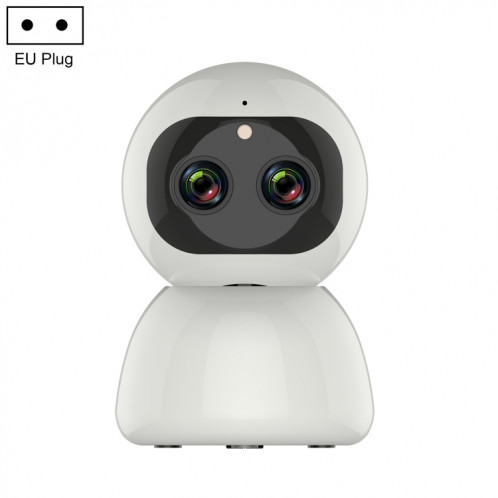 YT48 HD Network Indoor Network Shambre Caméra jumelle, détection de mouvement et vision nocturne infrarouge et carte Micro SD, SH77EU693-317