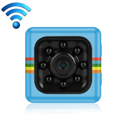 SQ11 HOME HD 1080P 8 LEDS MINI WIFI Caméra, Support Vision Night & Mouvement et carte TF (Bleu) SH212L1133-39