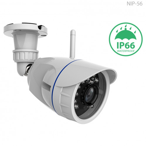 NEO NIP-56AI Caméra IP WiFi extérieure, étanche, avec télécommande infrarouge et vision nocturne SH3437438-313