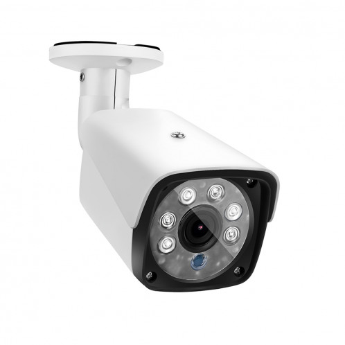633W / IP POE (Power Over Ethernet) 720p caméra de surveillance extérieure de sécurité à la maison de caméra IP, IP66 étanche, vision nocturne de soutien et téléphone vue à distance (blanc) SH058W1498-310