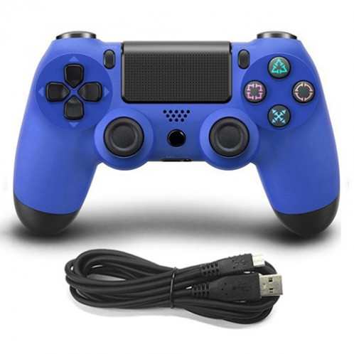 Contrôleur de jeu câblé DUALSHOCK 4 pour Sony PS4 (bleu) SH177L1464-34