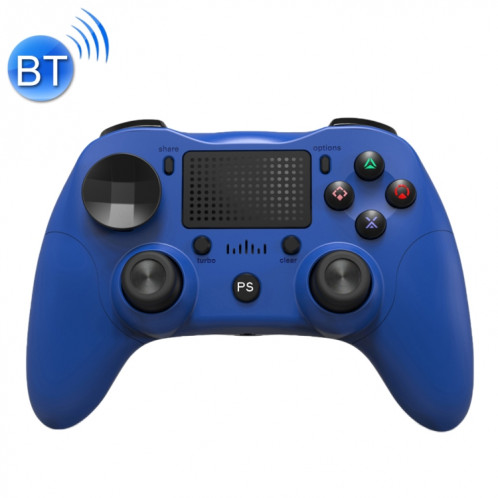 Manette de jeu Bluetooth sans fil P912 pour PS4 / PC (bleu) SH187L1890-313