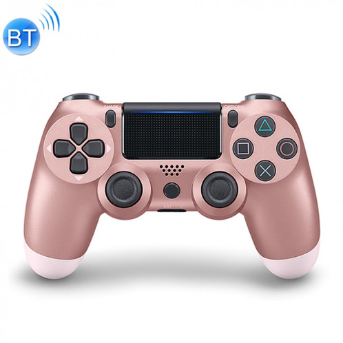 Pour manette de jeu sans fil Bluetooth PS4 avec lumière, version américaine (or rose) SH13RG1551-34