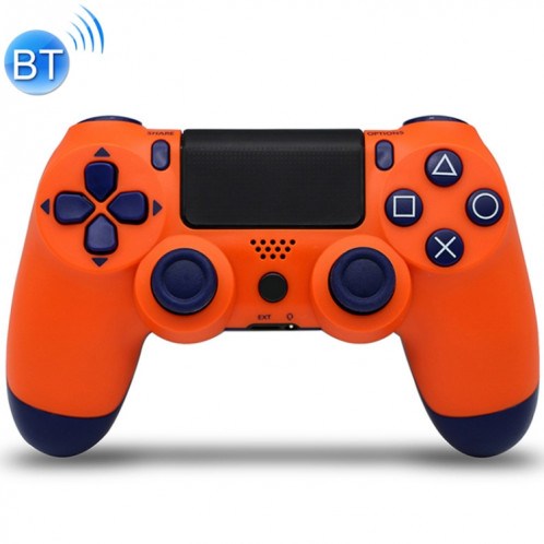 Manette de jeu Bluetooth sans fil avec lampe pour PS4, version américaine (orange) SH251E1091-34