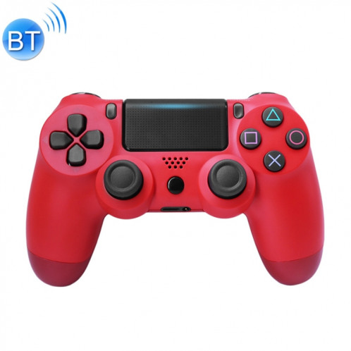 Manette de jeu Bluetooth sans fil avec lampe pour PS4, version américaine (rouge) SH251R204-34