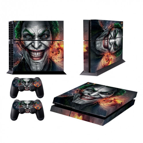 Clown Bucky Pattern Fashion Color Film de protection autocollant pour Sony PS4 SH9973892-32