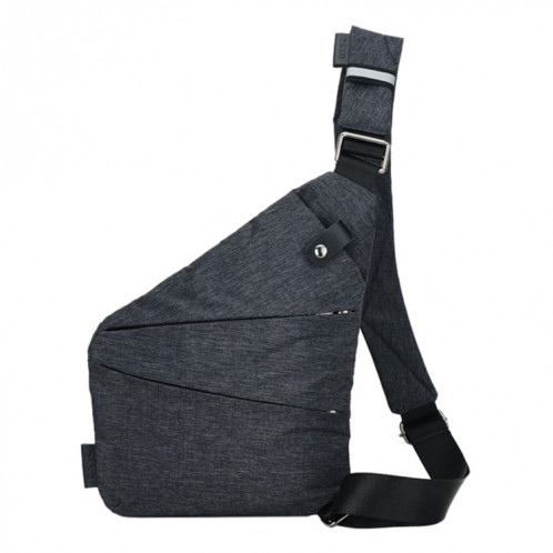Multi-Function Portable Anti-Theft Polyester Business Chest Bag Outdoor Sports Shoulder Bag for Men (Grey) SH193H1557-310