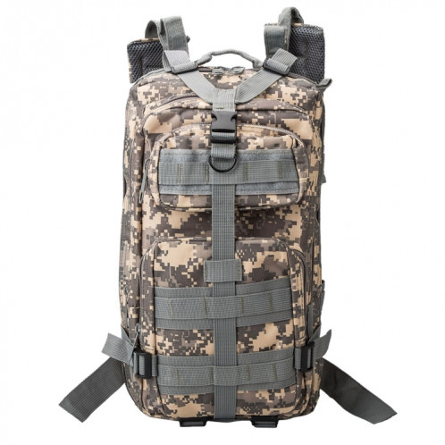 INDEPMAN DL-B002A Mode Camouflage Style Hommes Oxford Tissu Sac À Dos Épaules Sac 25L En Plein Air Randonnée Camping Sac De Voyage 3P Paquet Avec Épaulière MOLLE & IND Etendu Et Bandoulière Réglable, Taille: SI401C783-37